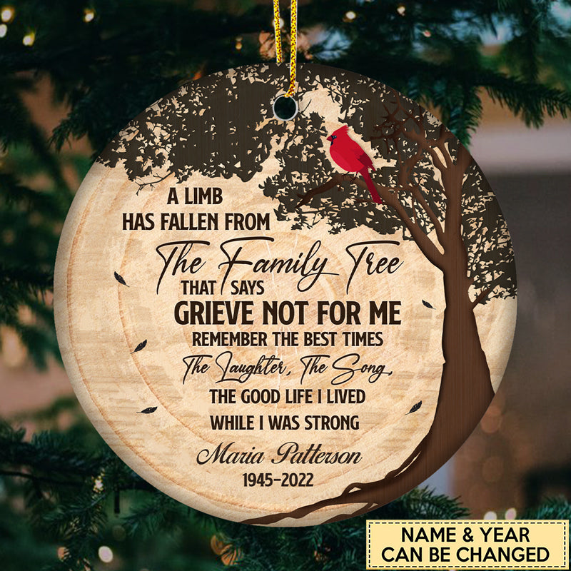 Remember The Best Times - Memorial Personalized Custom Ornament