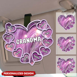 My Child, I Love You Forever - Personalized Car Visor Clip-Gift For Mom, Grandma