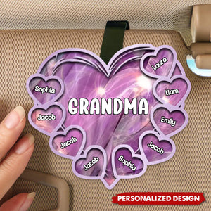 My Child, I Love You Forever - Personalized Car Visor Clip-Gift For Mom, Grandma