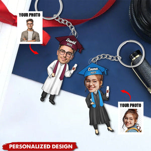 2025 Personalized Graduation Gift Acrylic Keychain-Upload Photo