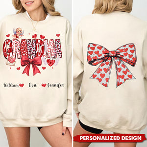 Personalized Cute Bow Sweater-A Gift For Grandma/NaNa