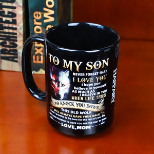 Mom To Son - Never Forget I Love You- Coffee Mug - HAPPARY