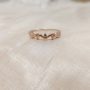 To My Best Friend, Highs And Lows Wave Ring - Gift For Her