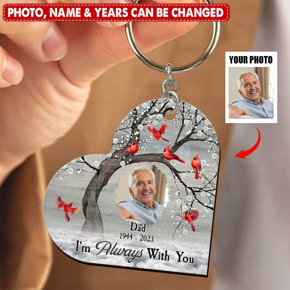  Qilery 24 Sets Memorial Gifts Cardinal Keychain