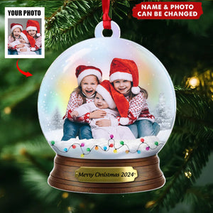 Personalized Family Photo Ornament - Christmas Gift For Family Members