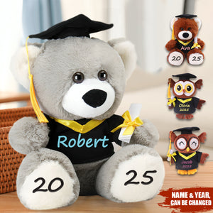 Graduation Teddy Bear - Personalised Gifts With Name and Year