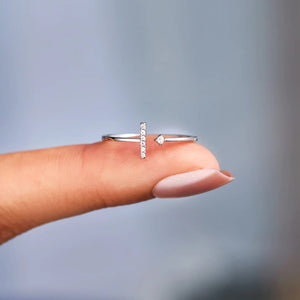Girl Gang Minimalist T Shaped Ring