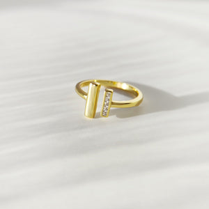 To My Bestie Thick And Thin Ring - Adjustable Ring