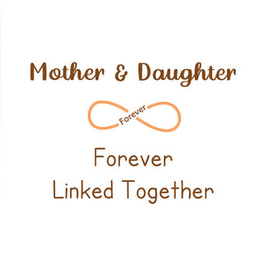 Mother & Daughter Forever Linked Together Ring - Mother Daughter Ring