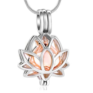 Lotus Flower Ashes Pendant Necklace