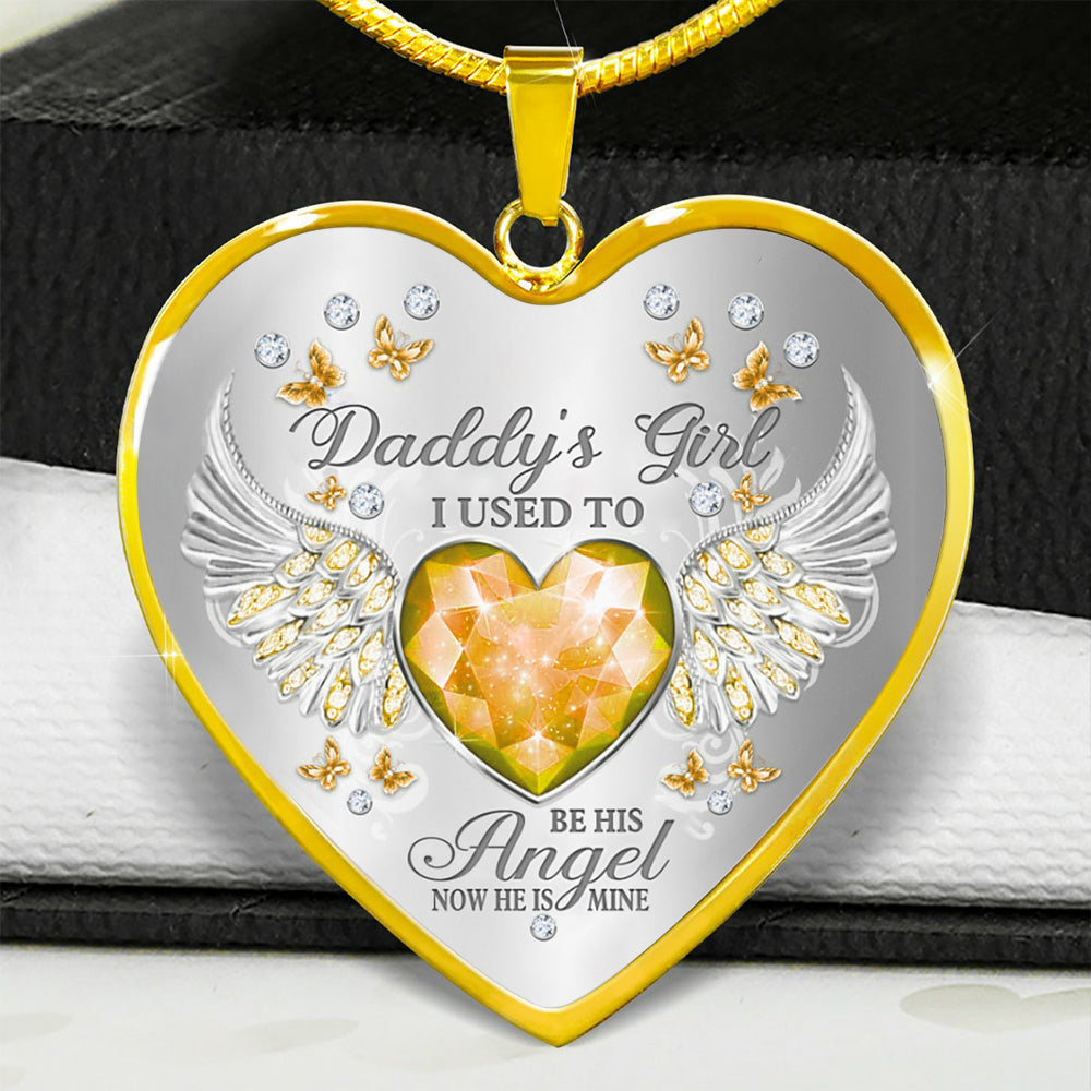 Amazon.com: Luvalti Daddy's Girl Heart Pendant Necklace - Father Daughter  Necklace Set - Great For Families: Clothing, Shoes & Jewelry