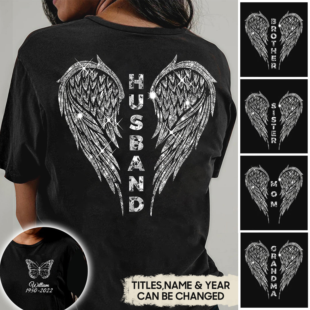 Man's Angel Wings T-shirt Design - Manifest Will