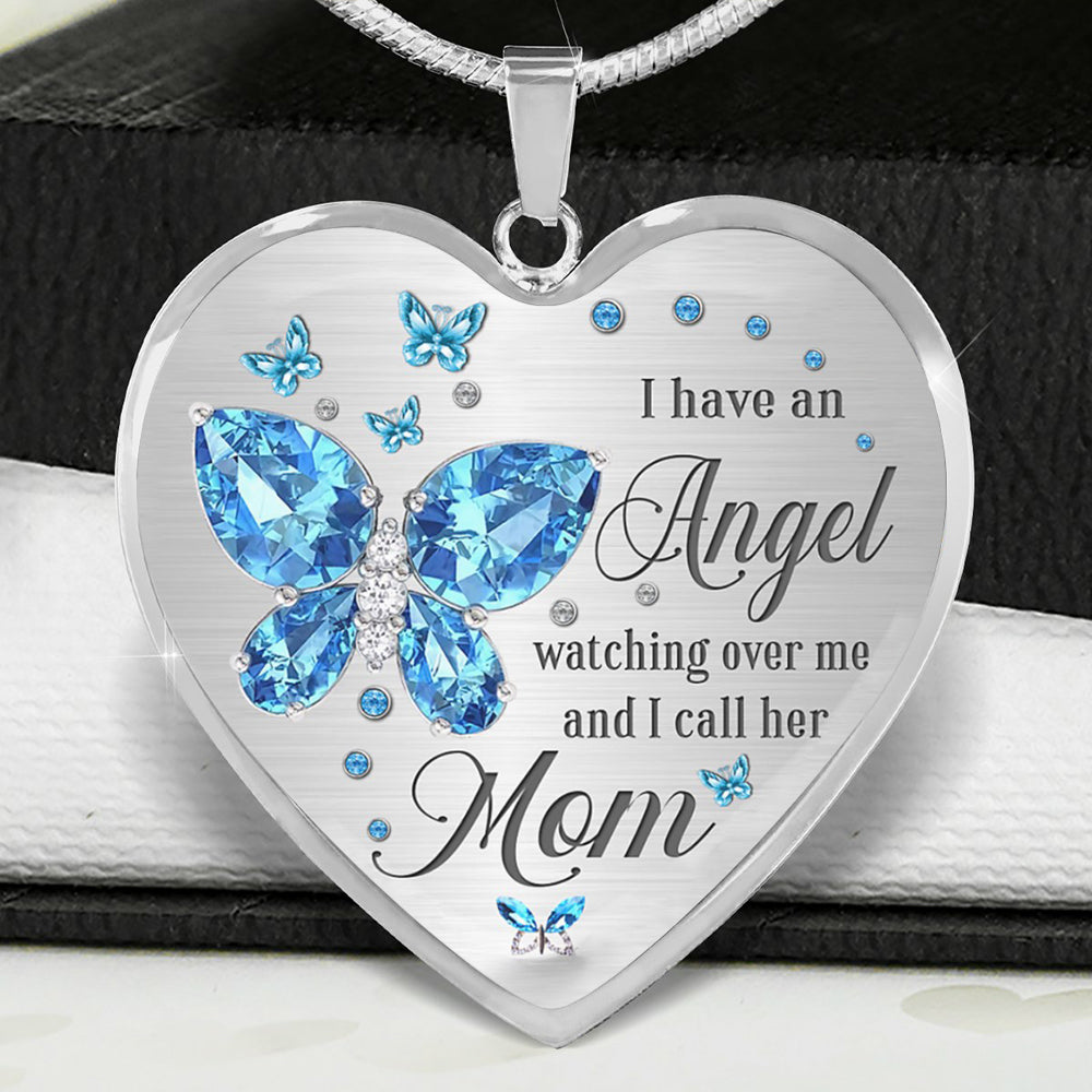 Angel hot sale mom necklace