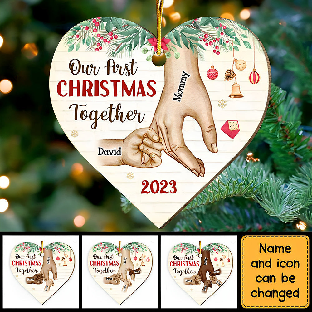 Our Family - Personalized Heart Ornament