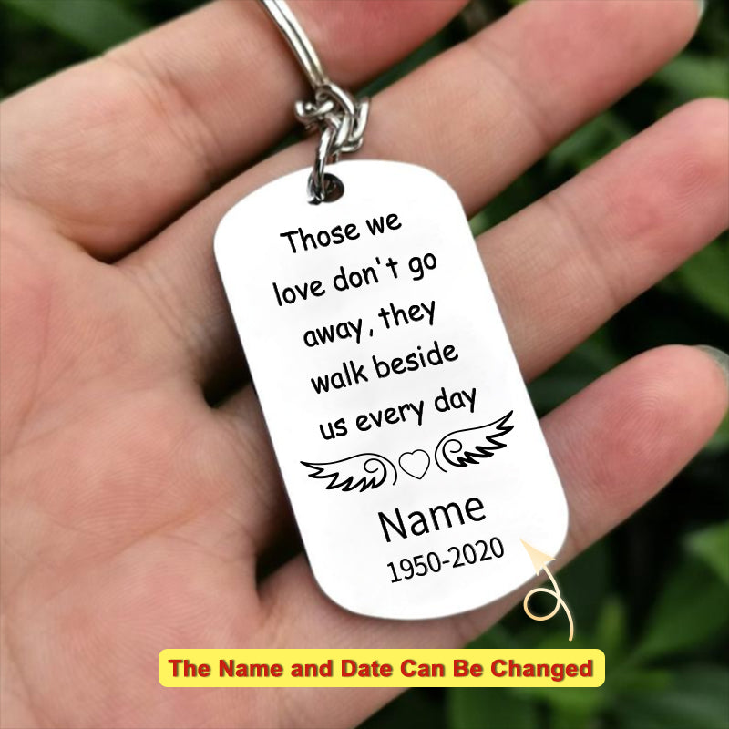 I Hide My Tears Personalized Keychain