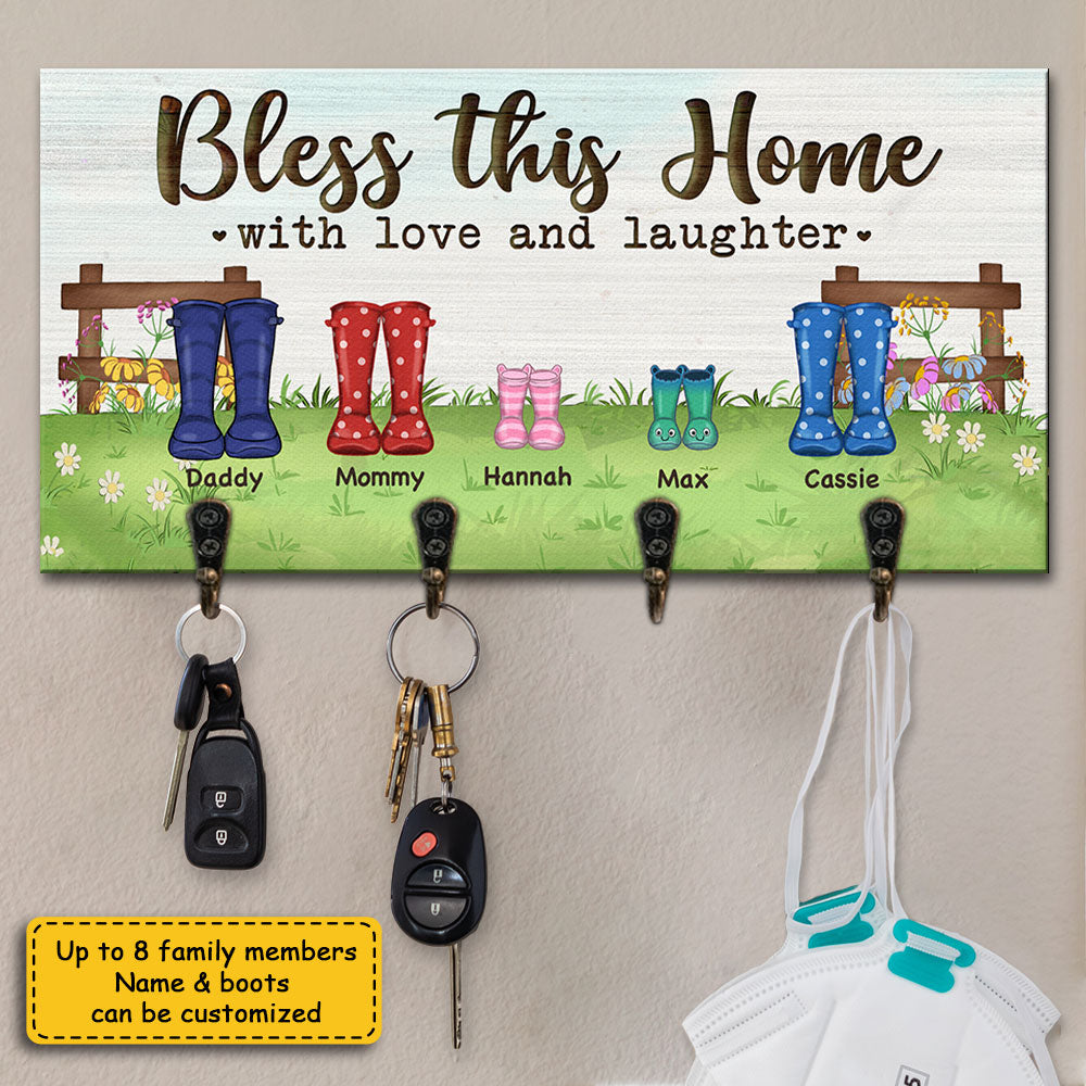 This Is Us, Our Life, Our Story, Our Home - Personalized Key Hanger, Key Holder - Gift For Family