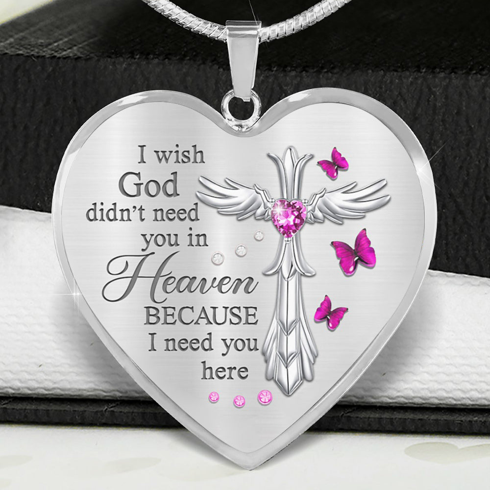 Wish heart clearance necklace