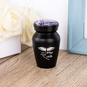 Personalized Photo Cremation Mini Keepsake Urn