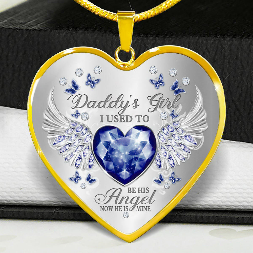 Daddy's Girl Heart Necklace - HAPPARY