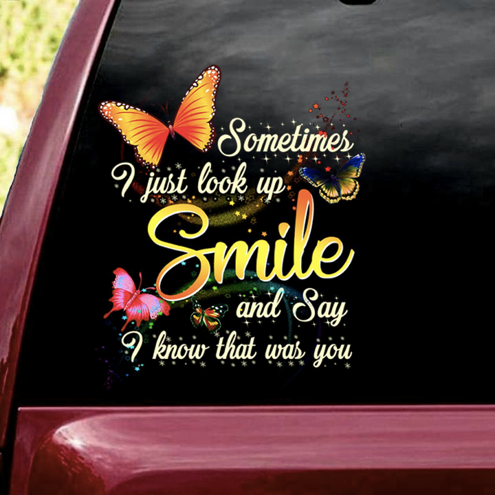 Memorial Butterfly Decal - HAPPARY