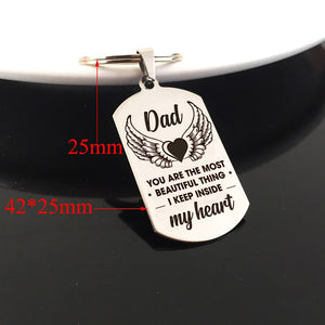 DAD - MY HEART - KEY CHAIN