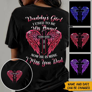 I Used To Be His Angel - Personalized Memorial T-shirt