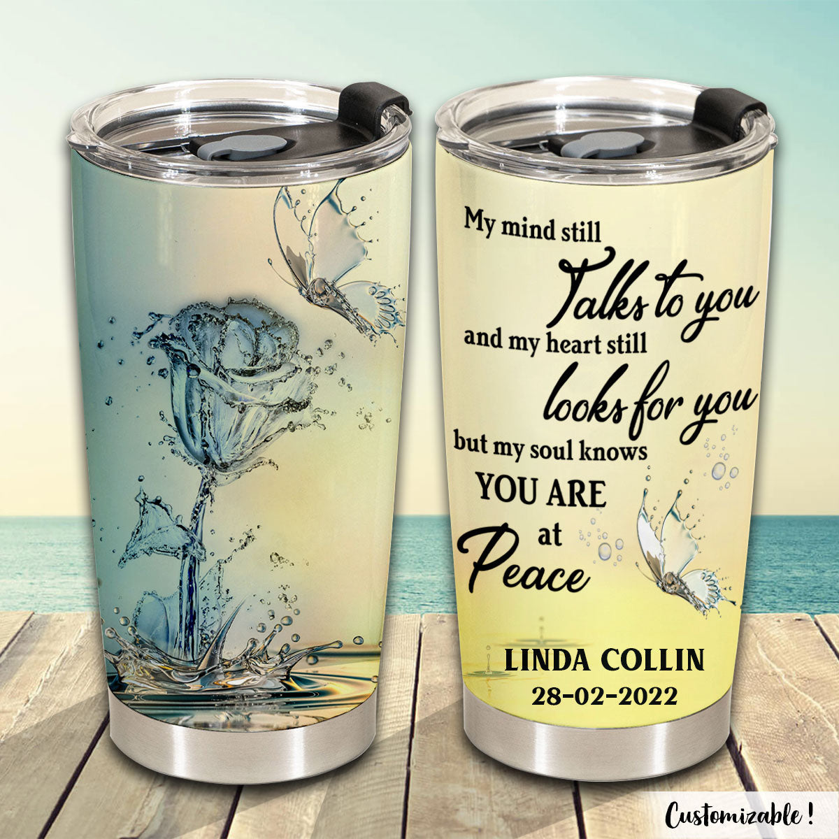 My Mind Still Talks To You Personalized Tumbler