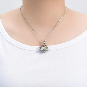 Lotus Flower Ashes Pendant Necklace