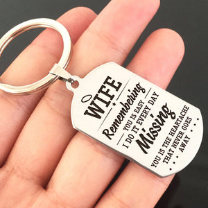 WIFE - MISSING YOU - KEYCHAIN